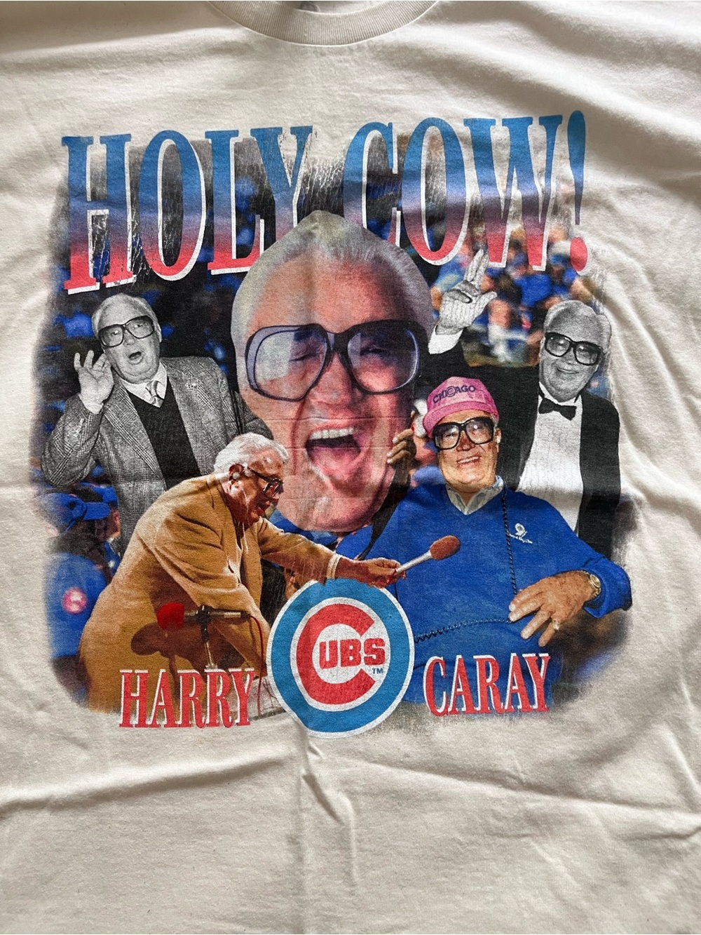 Harry Caray 'Holy Cow!' Chicago Cubs limited edition Tee